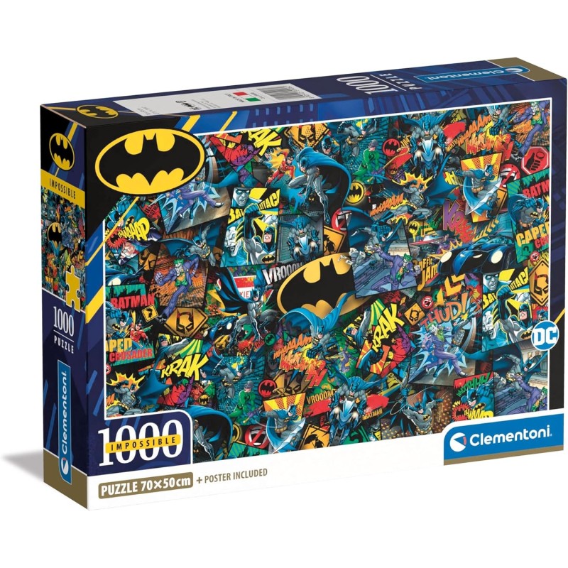 PUZZLE 1000 PZS BATMAN IMPOSIBLE (50 X 70 CMS) - CLEMENTONI 39906