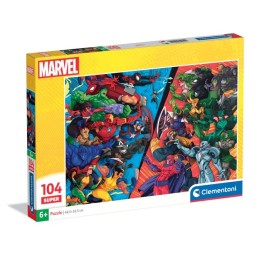 PUZZLE 104 PZS MARVEL - CLEMENTONI 25059 PUZZLE 104 PZS MARVEL - CLEMENTONI 25059