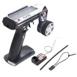 EMISORA GT3C LCD 3CH + RECEPTOR GR3E + BATERIA Y CARGADOR USB