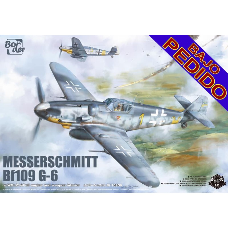 MESSERSCHMITT Bf-109 G-6 -Escala 1/35- Border Model BF-001