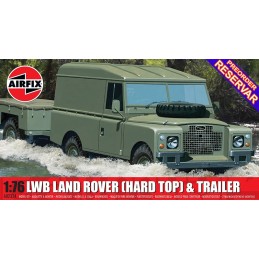 VEHICULO TODOTERRENO Land Rover Mk.III (Techo duro) & Trailer -Escala 1/76- Airfix A02324