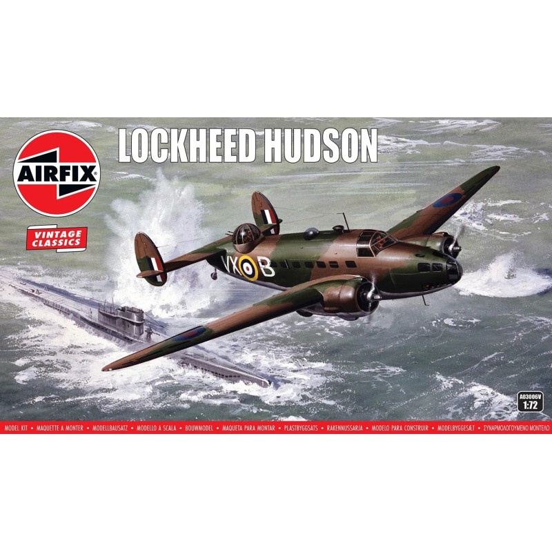 LOCKHEED HUDSON MK-I Vintage Classic -Escala 1/72- Airfix A03006V