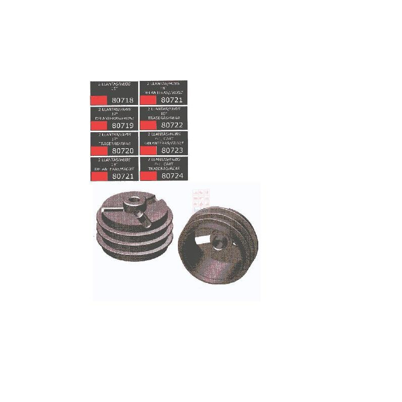 LLANTAS DELANTERAS PRORACER F1/CART (2 LLANTAS DELANTERAS PRORACER F1/CART (2