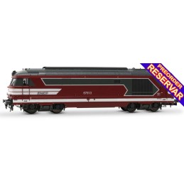 LOCOMOTORA DIESEL-ELECTRICA BB 67613 (Rojo) "Capitole" Epoca VI -Escala 1/87 / h0- Jouef HJ2464