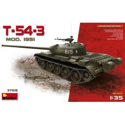 CARRO DE COMBATE T-54-3 -Escala 1/35- MiniArt 37015