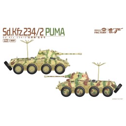 VEHICULO BLINDADO Sd.Kfz.234/2 PUMA -Escala 1/72- Magic Factory 3001