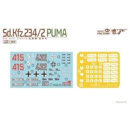 VEHICULO BLINDADO Sd.Kfz.234/2 PUMA -Escala 1/72- Magic Factory 3001