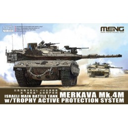 CARRO DE COMBATE Merkava Mk.4M & Trophy Active Protection System -Escala 1/72- Meng Model 72006