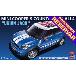MINI COOPER S COUNTRYMAN ALL 4 "Union Jack" -Escala 1/24- Hasegawa 20253 MINI COOPER S COUNTRYMAN ALL 4 "Union Jack" -Escala 1/24- Hasegawa 20253