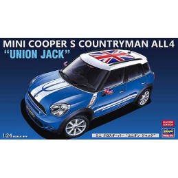 MINI COOPER S COUNTRYMAN ALL 4 "Union Jack" -Escala 1/24- Hasegawa 20253 MINI COOPER S COUNTRYMAN ALL 4 "Union Jack" -Escala 1/24- Hasegawa 20253