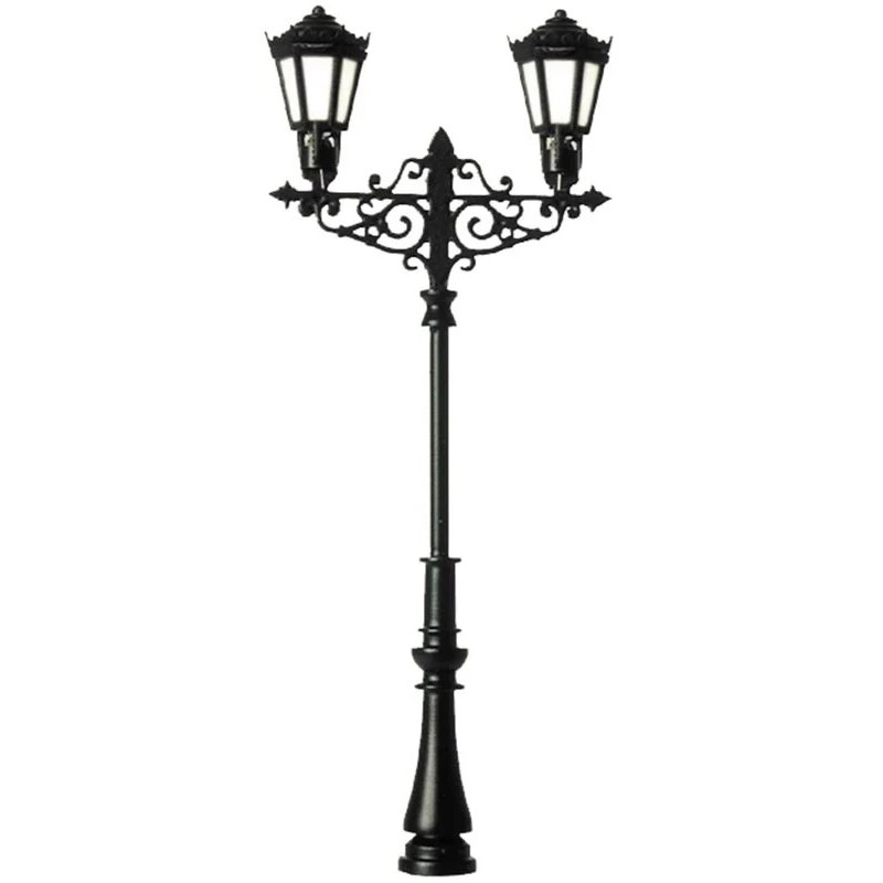 LAMPARA CLASICA DOBLE LEDS - ESCALA H0 - VIESSMANN 6397 LAMPARA CLASICA DOBLE LEDS - ESCALA H0 - VIESSMANN 6397