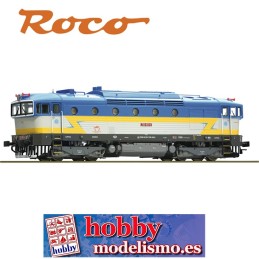 LOCOMOTORA DIESEL TIPO 750 183-6, ZSSK - ESCALA H0 ANALOGICO - ROCO 7300056 LOCOMOTORA DIESEL TIPO 750 183-6, ZSSK - ESCALA H0 ANALOGICO - ROCO 7300056