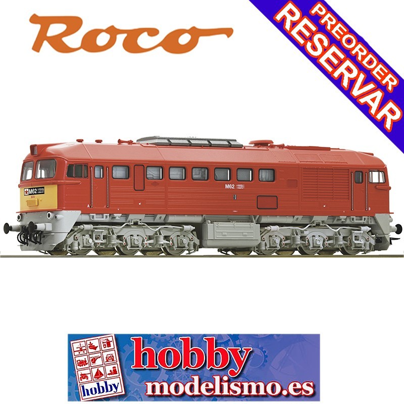 LOCOMOTORA DIESEL M62 221 MAV - ESCALA H0 DIGITAL CON SONIDO - ROCO 7310057 LOCOMOTORA DIESEL M62 221 MAV - ESCALA H0 DIGITAL CON SONIDO - ROCO 7310057