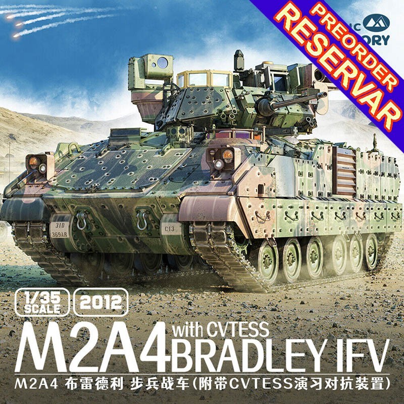 VEHICULO DE COMBATE DE INFANTERIA M-2 A4 Bradley & CVTESS -Escala 1/35- Magic Factory 2012 VEHICULO DE COMBATE DE INFANTERIA M-2 A4 Bradley & CVTESS -Escala 1/35- Magic Factory 2012