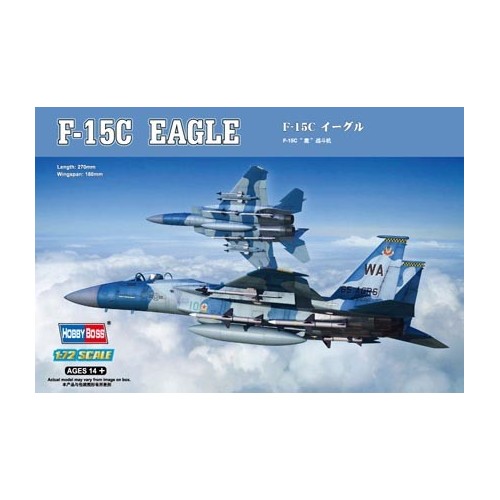 McDONNELL DOUGLAS F-15 C EAGLE -Escala 1/72- Hobby Boss 80270