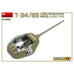 CARRO DE COMBATE T-34/85 (Produccion Checoslovaca) Early & INTERIORES -Escala 1/35- MiniArt 37069