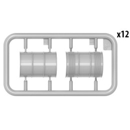 BIDONES COMBUSTIBLE 55 Gal. -Escala 1/35- MiniArt 35592