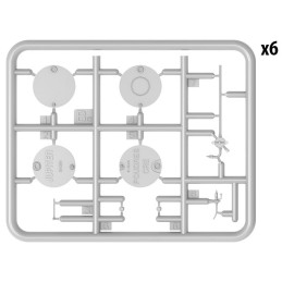BIDONES COMBUSTIBLE 55 Gal. -Escala 1/35- MiniArt 35592