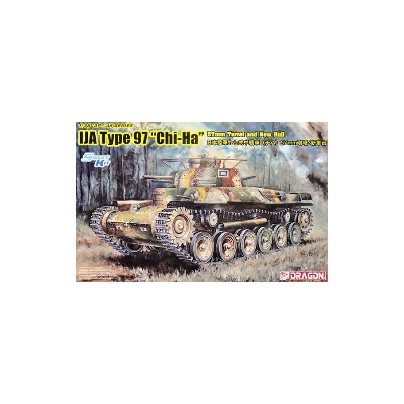 CARRO DE COMBATE Type 97 "Chi-Ha" -Escala 1/35- Dragon Models 6875 CARRO DE COMBATE Type 97 "Chi-Ha" -Escala 1/35- Dragon Models 6875