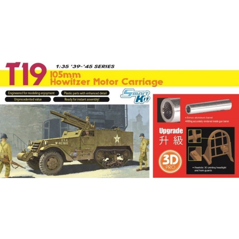 SEMIORUGA T-19 (Obus 105 mm) -Escala 1/35- Dragon Models 6496