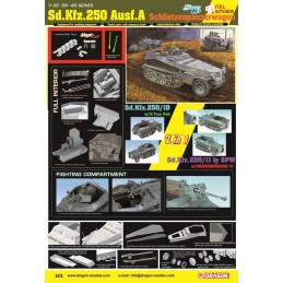 SEMIORUGA Sd.Kfz. 250 Ausf. A (PAK-36 / Panzerbuchse 41) -Escala 1/35- Dragon Models 6426