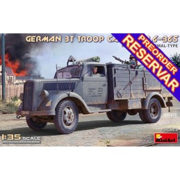 CAMION OPEL BLITZ 3,5t TROPAS 3,6-36S  Radkasten-Normal Type -Escala 1/35- MiniArt Models 35453