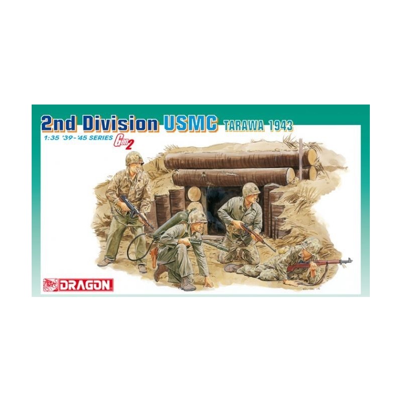 INFANTERIA 2ª Div. U.S. MARINES (TARAWA 1943) -Escala 1/35- Dragon 6272 INFANTERIA 2ª Div. U.S. MARINES (TARAWA 1943) -Escala 1/35- Dragon 6272