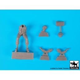 TRIPULACION DE CARROS U.S. ARMY MODERNA -Escala 1/35- Blackdog F35143
