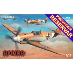 MESSERSCHMITT Bf-109 F "AFRIKA DUAL COMBO" -Escala 1/72- Eduard 2112