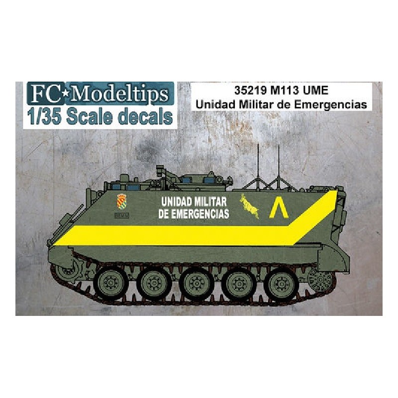SET CALCAS M-113 UME -Escala 1/35- FC Modeltips 35219 SET CALCAS M-113 UME -Escala 1/35- FC Modeltips 35219