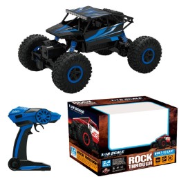 COCHE ELECTRICO ROCK THROUGH AZUL ESCALA 1/14 - HB-P1801