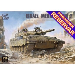 CARRO DE COMBATE MERKAVA MK.2 & Interior -Escala 1/35- Border Model BT-055