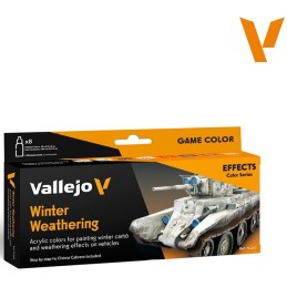 SET PINTURAS WINTER WATHERING VALLEJO 70263