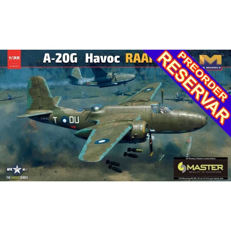 DOUGLAS A-20 G HAVOC R.A.A.F. (Master Edition) -Escala 1/32- HONG KONG MODEL 01E42(A) DOUGLAS A-20 G HAVOC R.A.A.F. (Master Edition) -Escala 1/32- HONG KONG MODEL 01E42(A)
