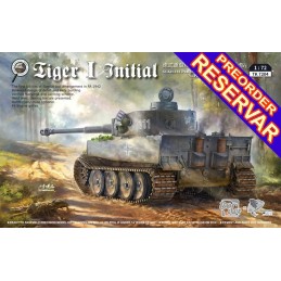CARRO DE COMBATE SD.KFZ.181 TIGER I Initial (s.Pz.Abt 502 Leningrad 1942) -Escala 1/72- Border Model  BT-7204