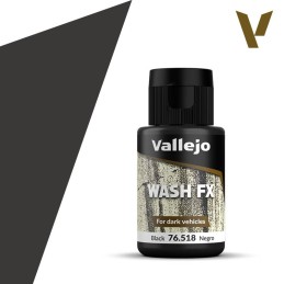 MODEL WASH (35 ml) NEGRO vallejo 76518