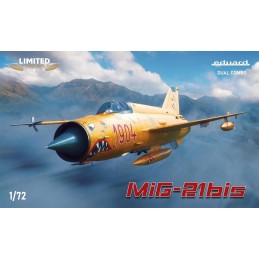 MIKOYAN GUREVICH MiG-21 bis FISHBED (Dual Combo) -Escala 1/72- Eduard 2151