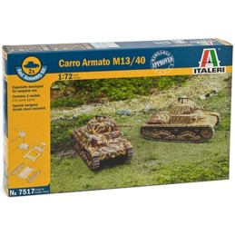 CARRO DE COMBATE M-13/40 (Easy Kit x 2) -Escala 1/72- Italeri 7517
