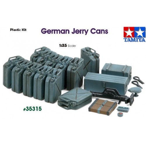 SET JERRY CAN (Iniciales) 1/35 - Tamiya 35315