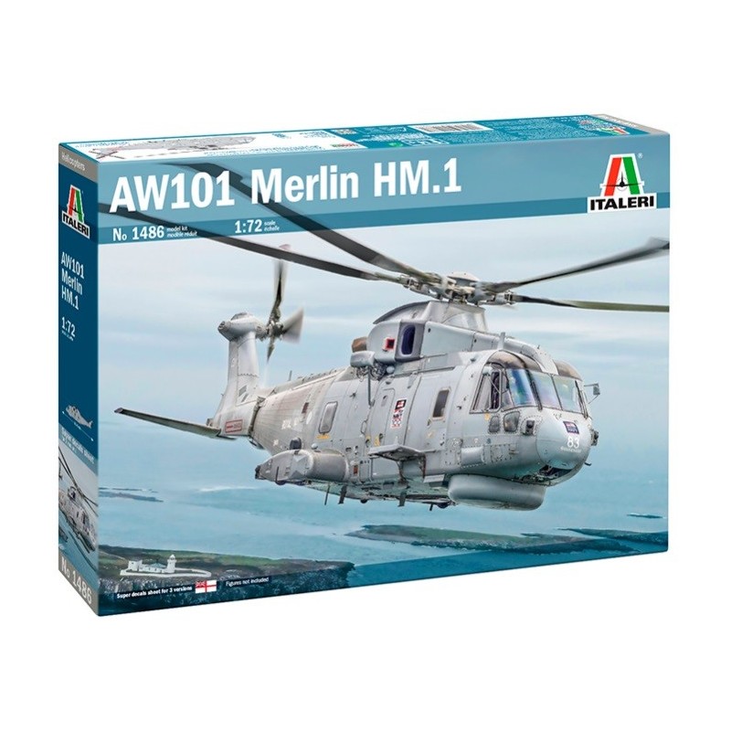 AGUSTA / WESTLAND AW-101 MERLIN HM.1 -Escala 1/72- Italeri 1486