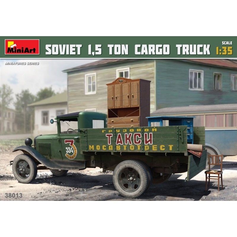 CAMION GAZ-AA (Camion de mudanzas) -Escala 1/35- MiniArt 38013 CAMION GAZ-AA (Camion de mudanzas) -Escala 1/35- MiniArt 38013