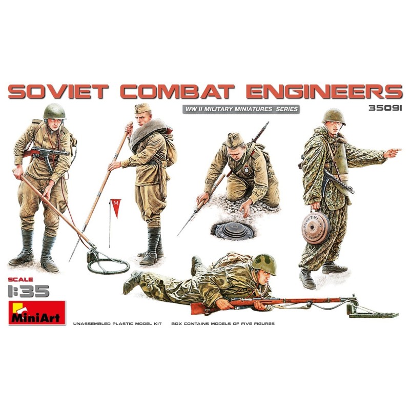 ZAPADORES SOVIETICOS -Escala 1/35- MiniArt 35091