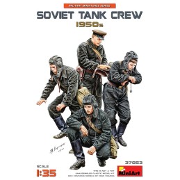 TRIPULACION DE CARRO SOVIETICA (Años 50) -Escala 1/35- MiniArt 37053