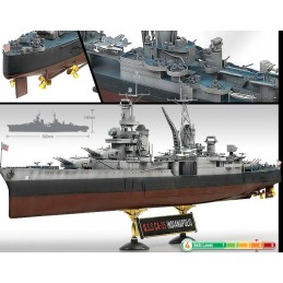 CRUCERO U.S.S. INDIANAPOLIS CA-35 -Escala 1/350 - Academy 14107