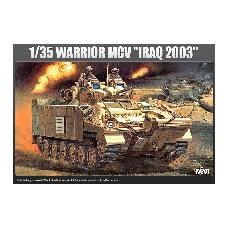 VEHICULO DE COMBATE DE INFANTERIA WARRIOR MCV (IRAK 2003) -Escala 1/35- Academy 13201