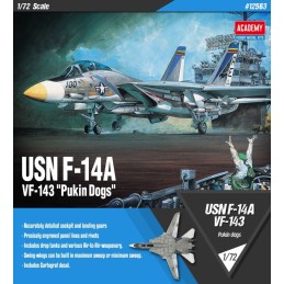 GRUMMAN F-14 A TOMCAT "VF-143 Pukin Dogs" -Escala 1/72- Academy 12563