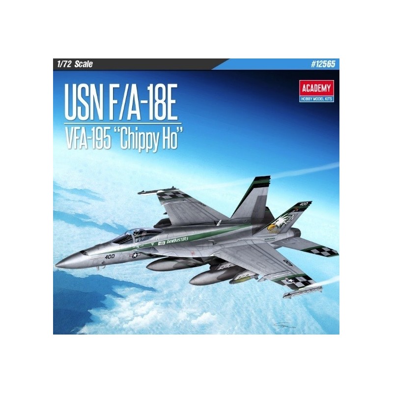 McDONNELL DOUGLAS F/A-18 E HORNET II "VFA-195 CHIPPY HOO" -Escala 1/72- Academy 12565