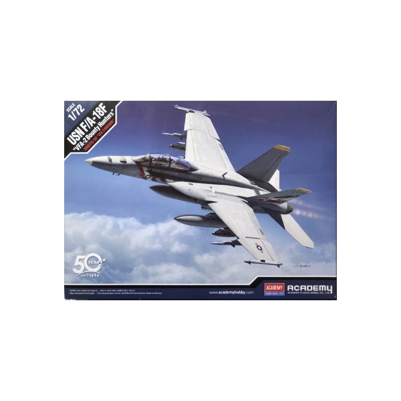 McDONNELL DOUGLAS F/A-18 F HORNET II "VFA-2 BOUNTY HUNTER" -Escala 1/72- Academy 12567