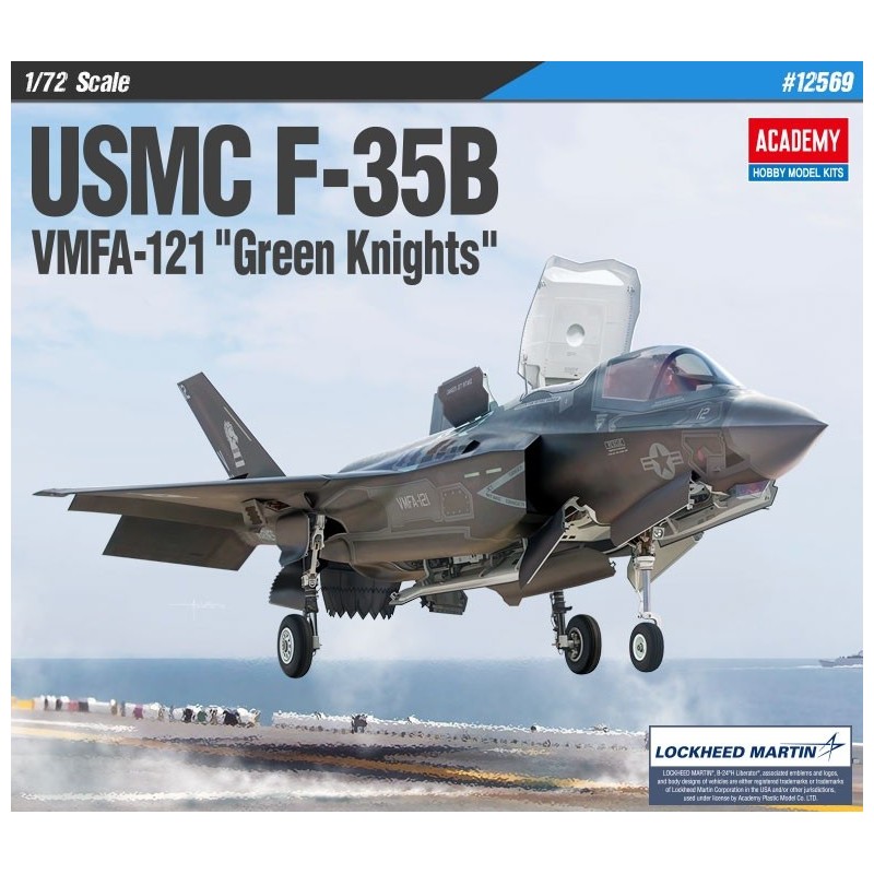 LOCKHEED MARTIN F-35 B LIGHTNING II " VMFA-121" -Escala 1/72- Academy 12569