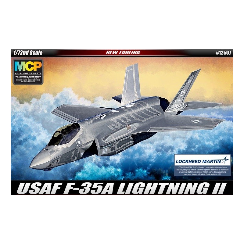 LOCKHEED MARTIN F-35 A LIGHTNING II -Escala 1/72- Academy 12507